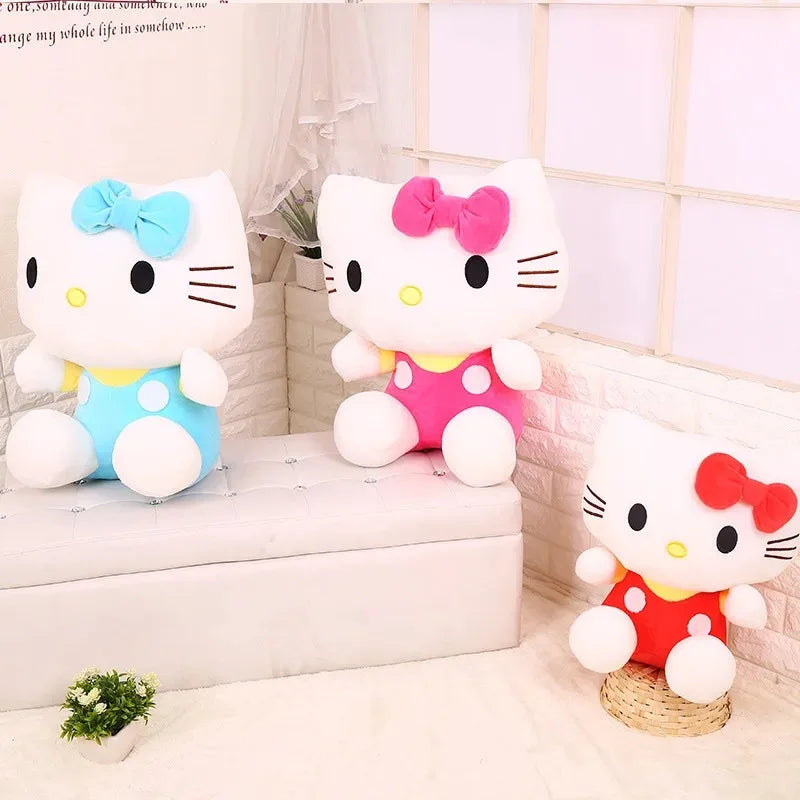 20cm Sanrio Kawaii Hello Kitty Plush Toy – Cute Stuffed Doll, Perfect for Room Decor or a Birthday Gift for Girls!