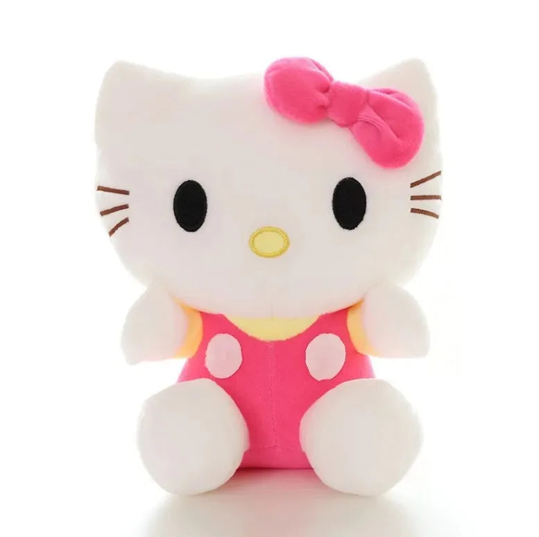 20cm Sanrio Kawaii Hello Kitty Plush Toy – Cute Stuffed Doll, Perfect for Room Decor or a Birthday Gift for Girls!