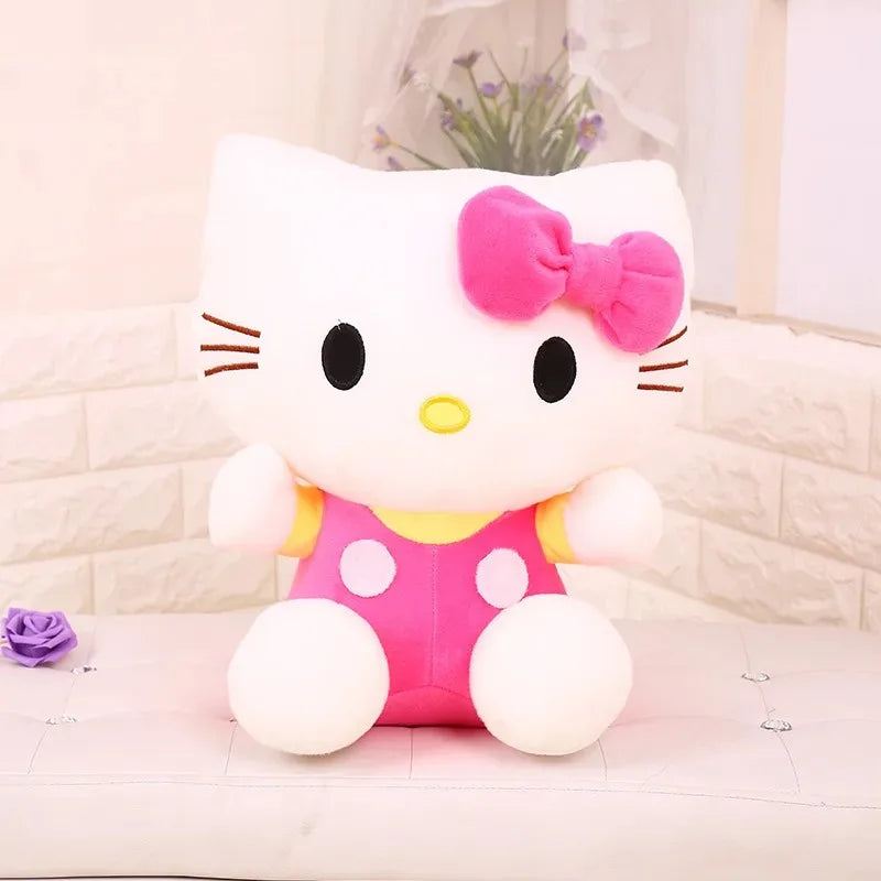 20cm Sanrio Kawaii Hello Kitty Plush Toy – Cute Stuffed Doll, Perfect for Room Decor or a Birthday Gift for Girls!