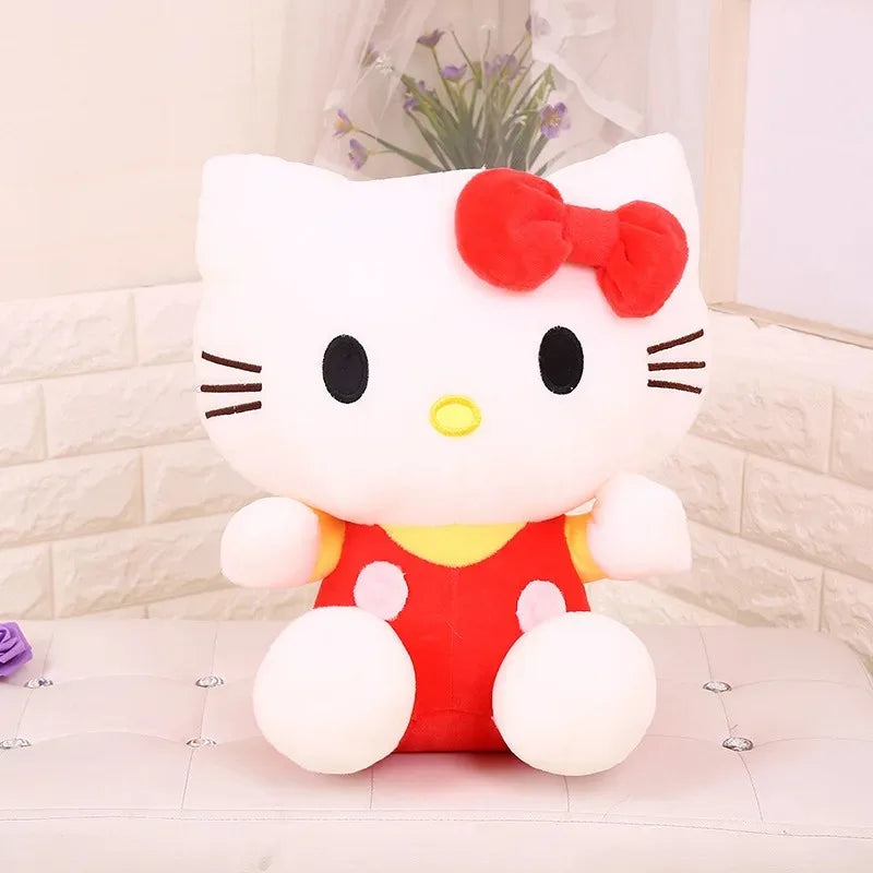 20cm Sanrio Kawaii Hello Kitty Plush Toy – Cute Stuffed Doll, Perfect for Room Decor or a Birthday Gift for Girls!
